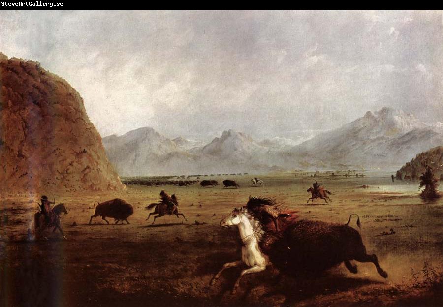 Alfred Jacob Miller Buffalo Hunt